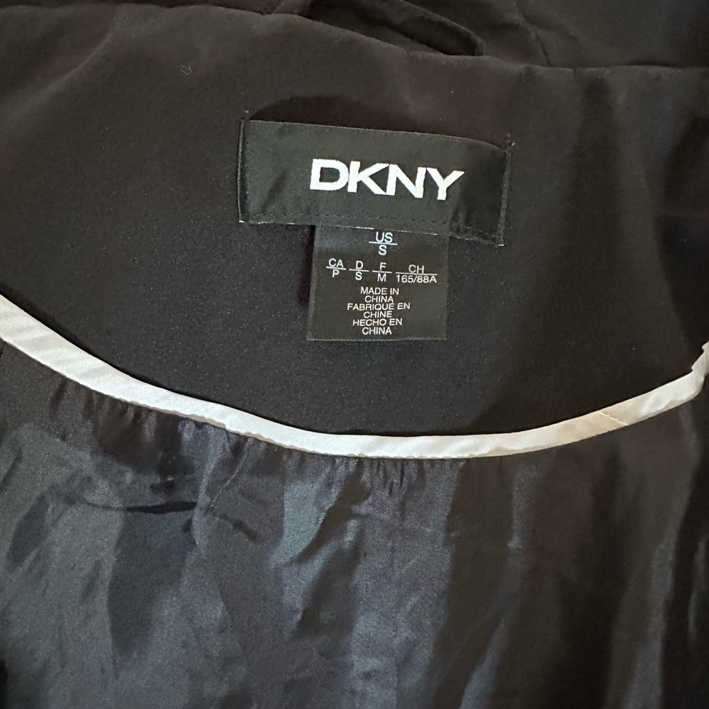 DKNY Black long Jacket - Picture 3 of 3
